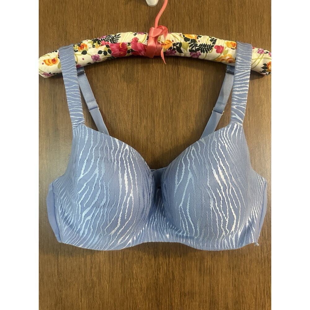 Ambrielle 40C blue bra full figure lightly lined balconette